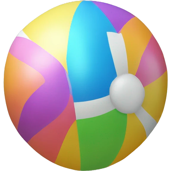 inflatable beach ball emoji