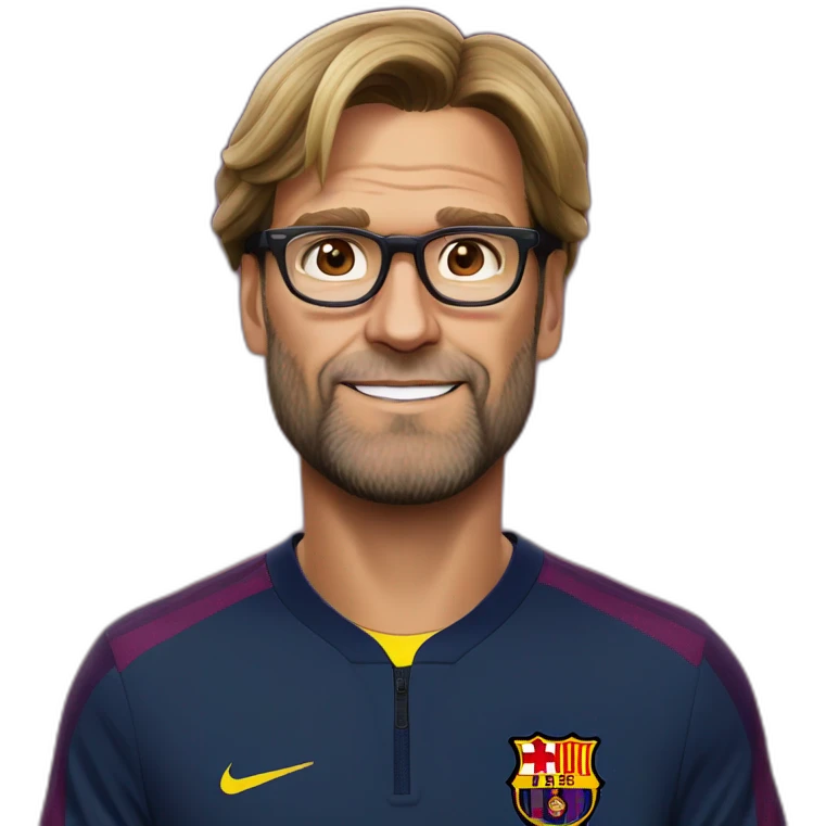 jurgen-klopp-in-fc-barcelona emoji