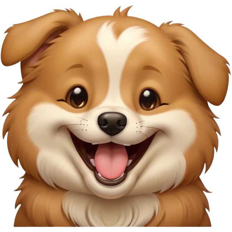 Dog laughing  emoji