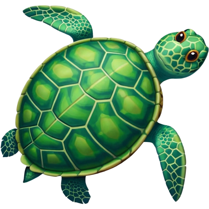 turtle bird's eye view emoji