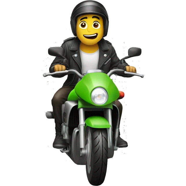 Rana en moto emoji