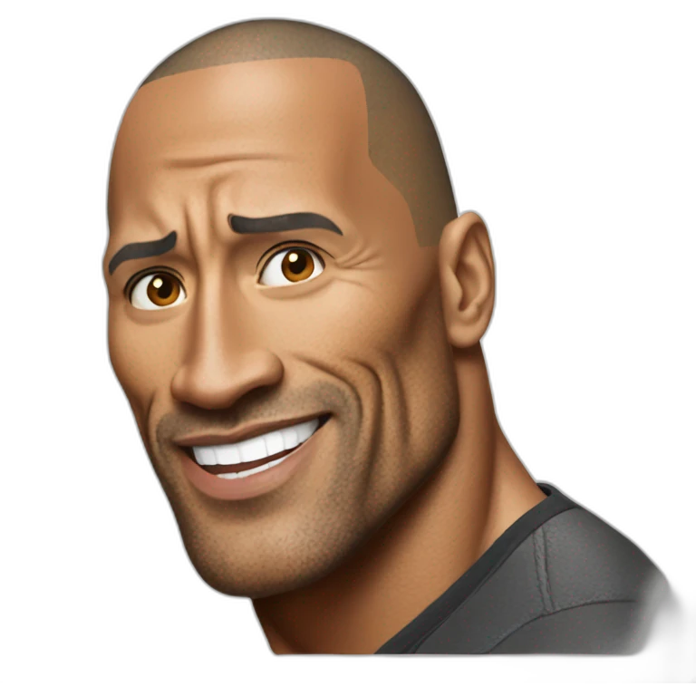 Dwayne the rock johnson emoji