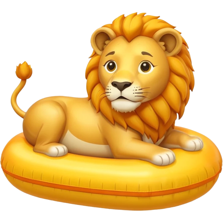 Animal Float with Lion emoji