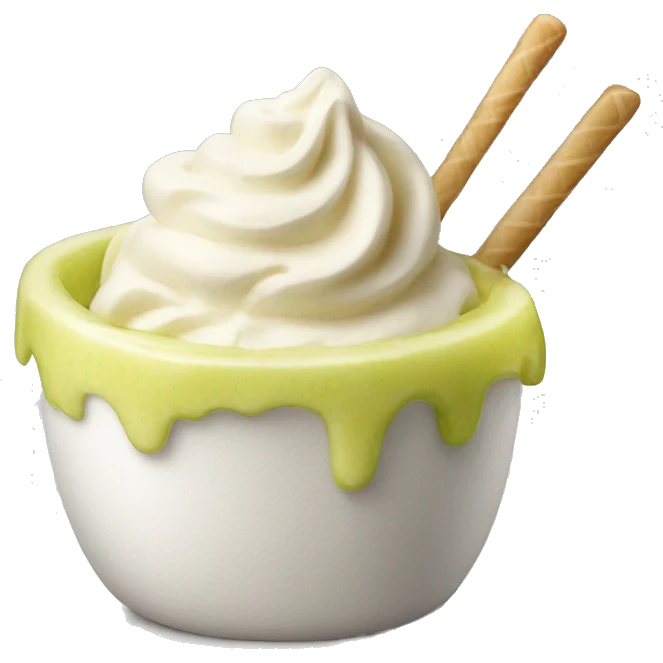 gelato (Italian ice cream) emoji
