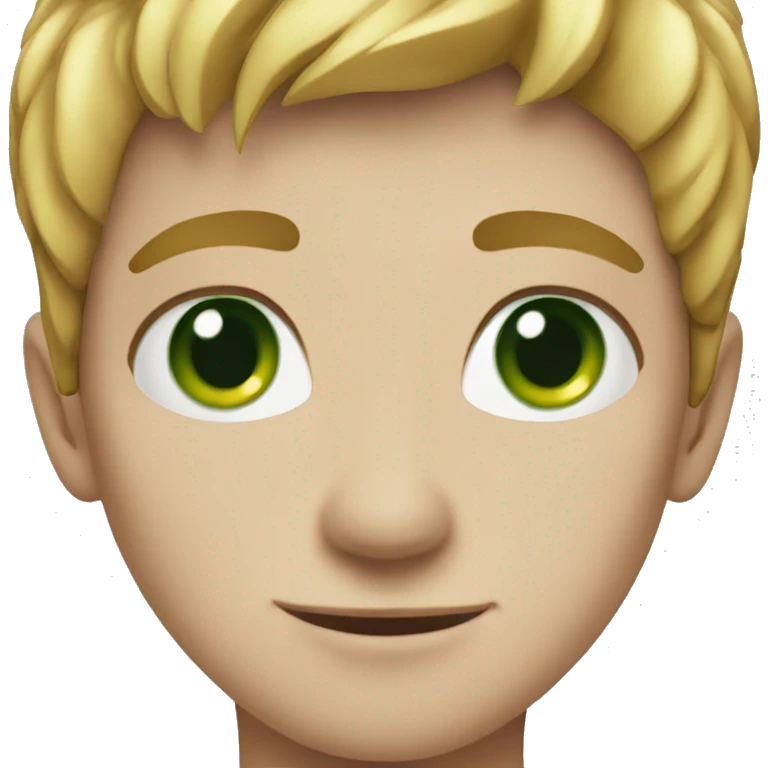 Pretty boy green eyes emoji