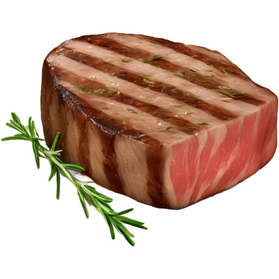 steak with rosemary emoji
