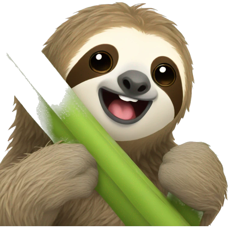 Sloth love emoji