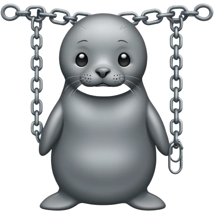 seal in shackles  emoji