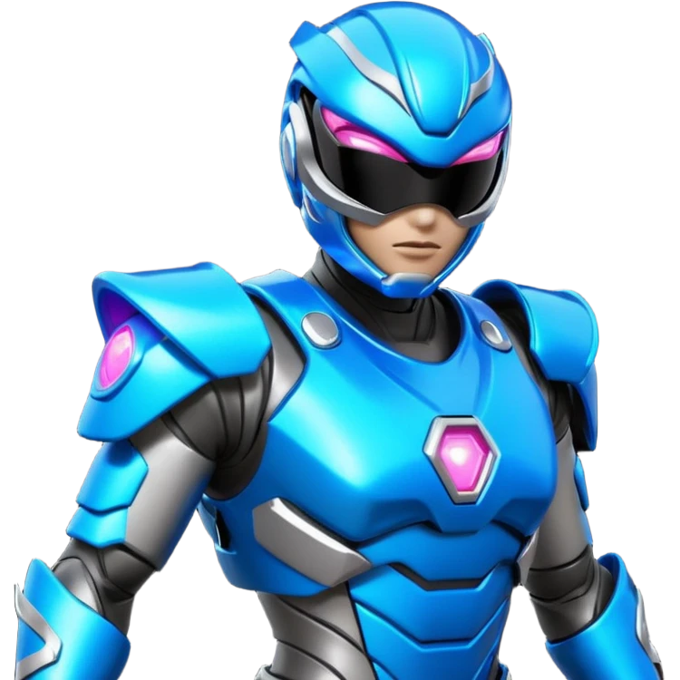 cyberpunk power ranger emoji