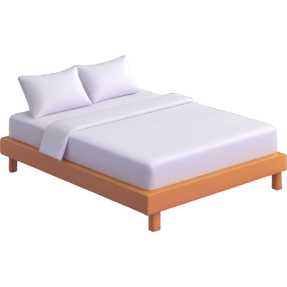 comfortable bed emoji