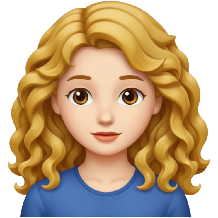 Dalgalı saç lia emoji