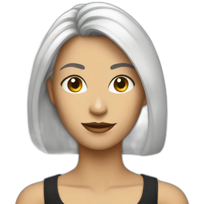 Femme en sting emoji