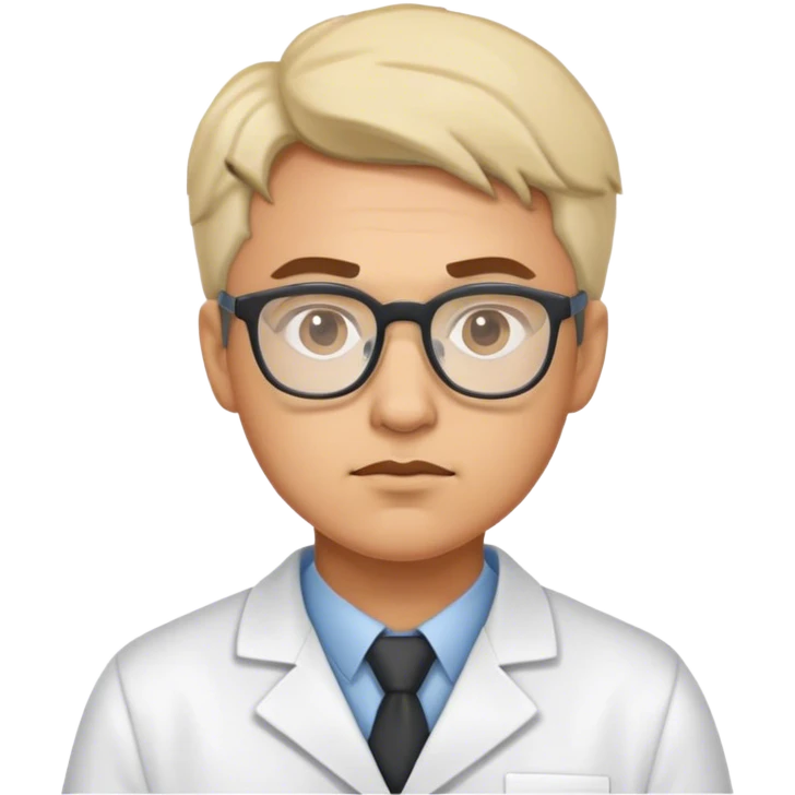the smart eye of a scientist emoji