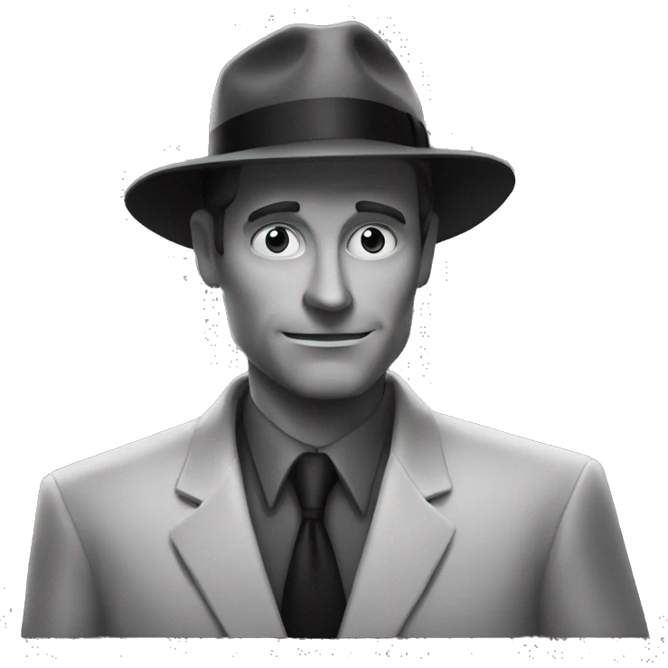 Eric Zemour noir emoji