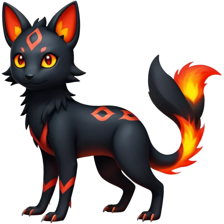 Salandit-Umbreon-Litten-Hybrid (Full body) emoji