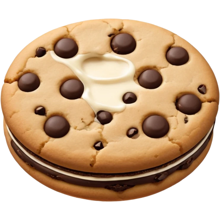 Shadow milk cookie emoji