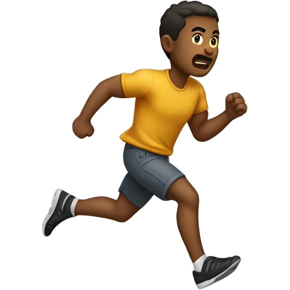 Run away  emoji