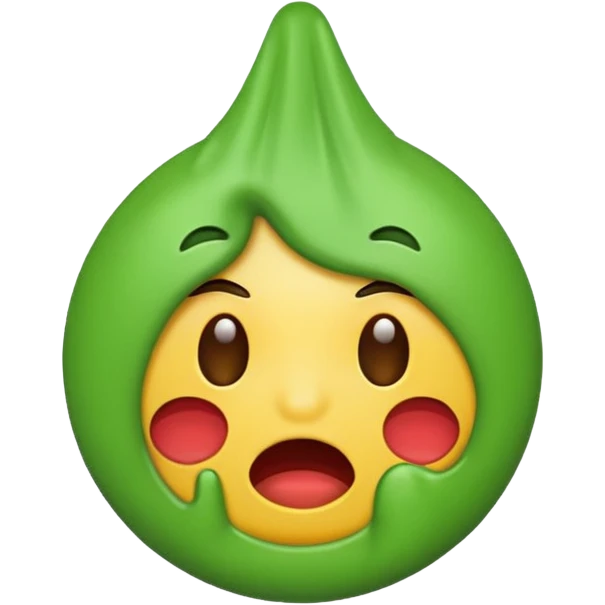Mean emoji throwing up  emoji