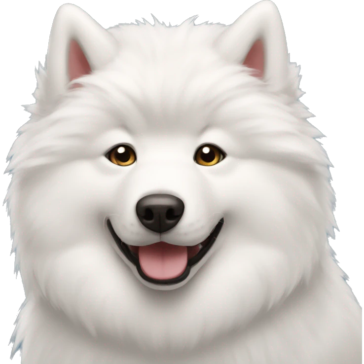 Huh samoyed emoji
