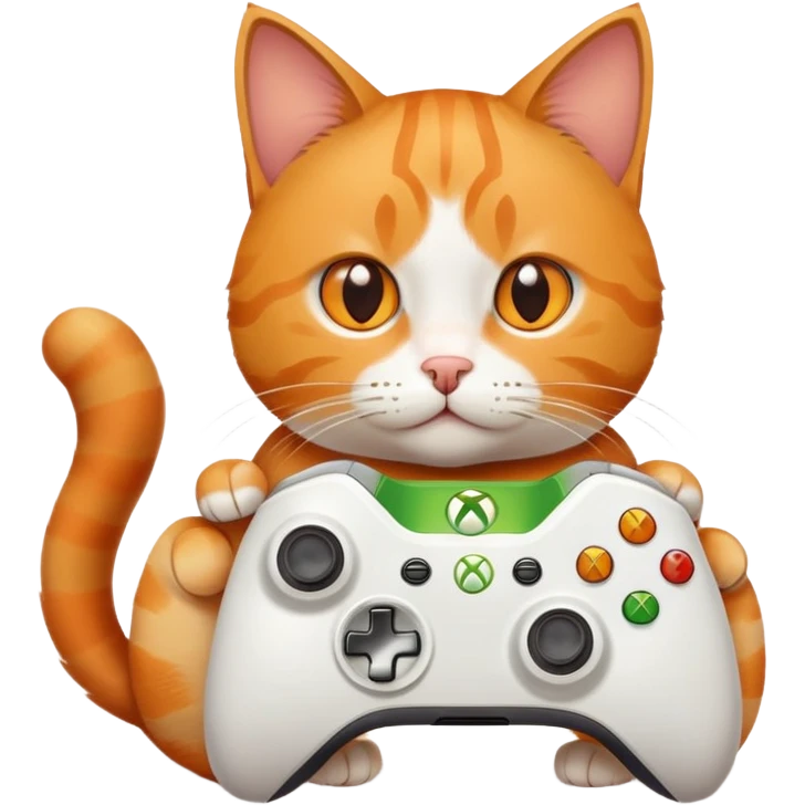 Cat with a Xbox  emoji