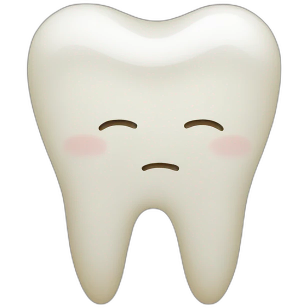 Tooth emoji