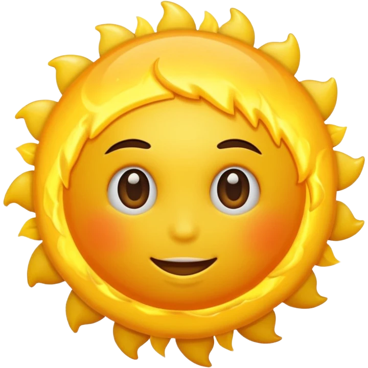 Sun in universe emoji