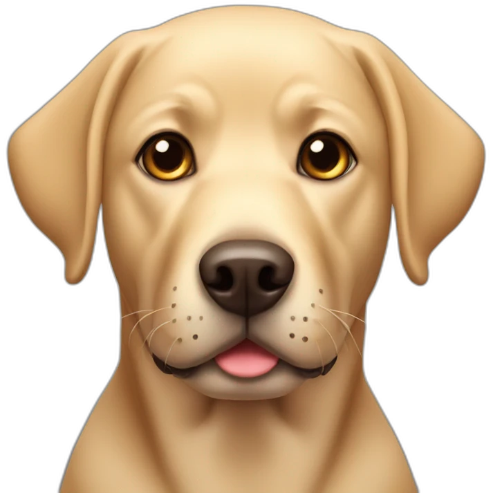 Labrador face emoji