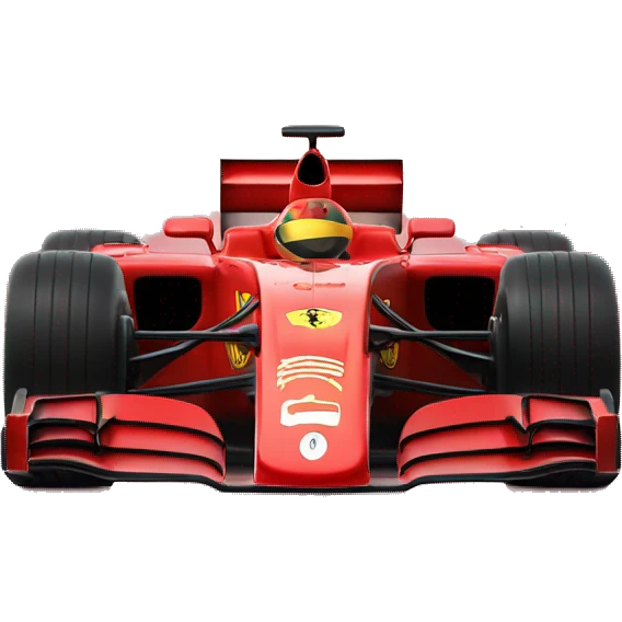 Ferrari formula one car  emoji