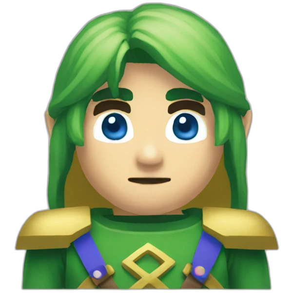 Link zelda 8 bit emoji