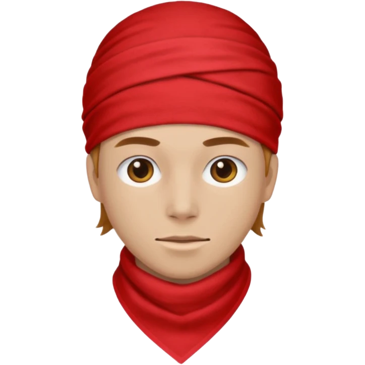 Red neck-bandana  emoji