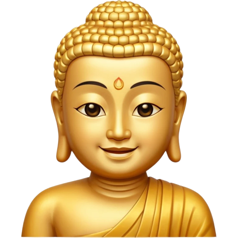 Buddha's smile emoji