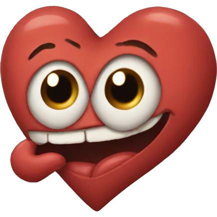 weird heart emoji