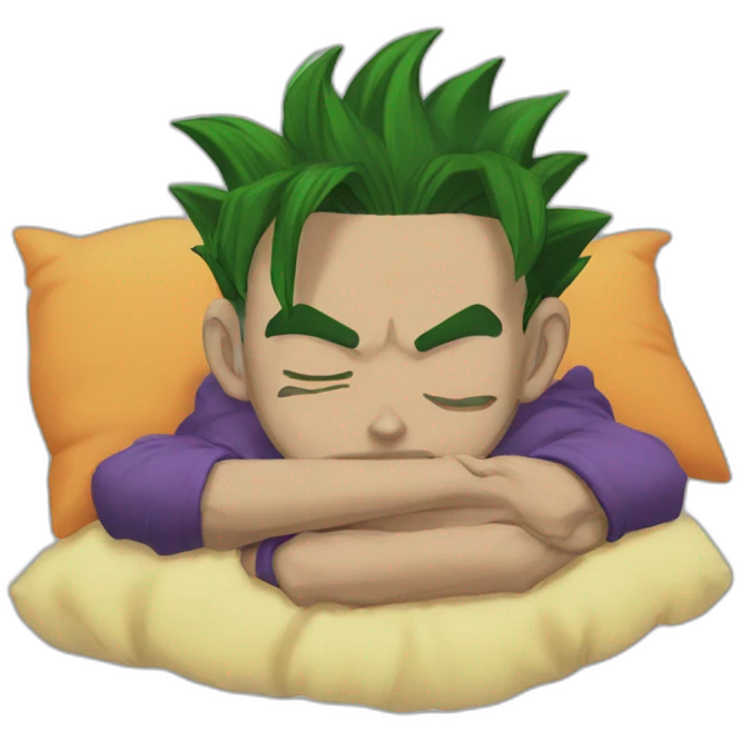DBZ Picolo sleeping  emoji