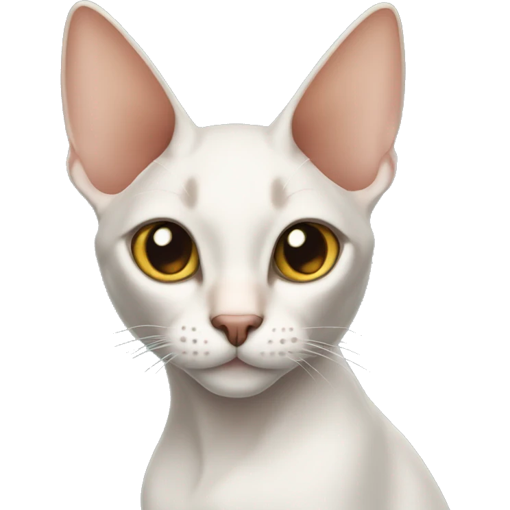 Oriental cat with big ears  emoji