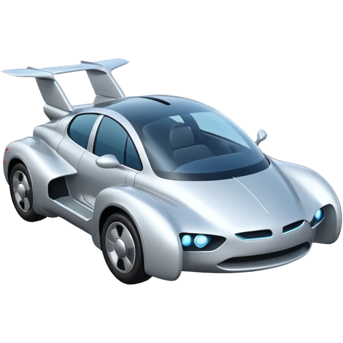 Coche volador emoji
