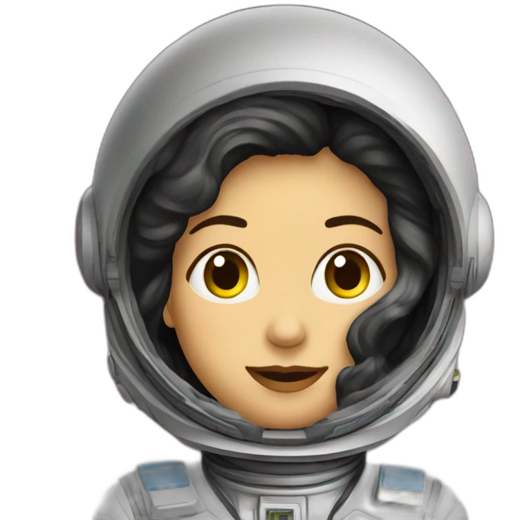 Samanta Cristoforetti in space emoji