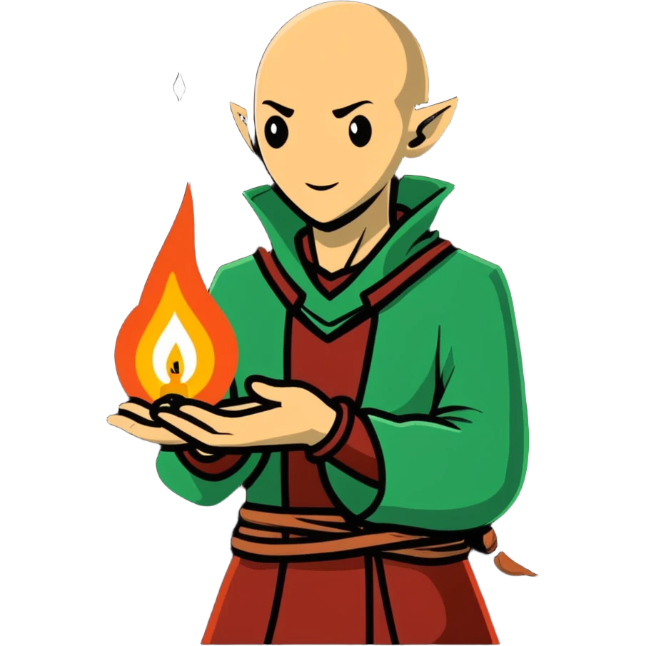 Solas from Dragon Age casting magic spell emoji