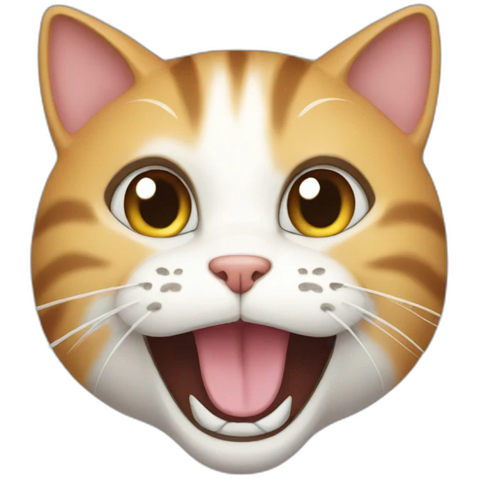 Cat happy emoji