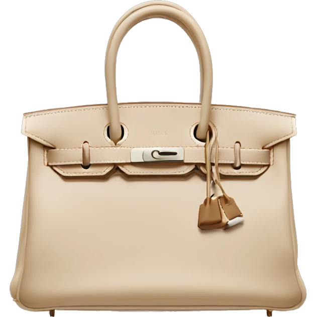 Beige Hermès birkin emoji