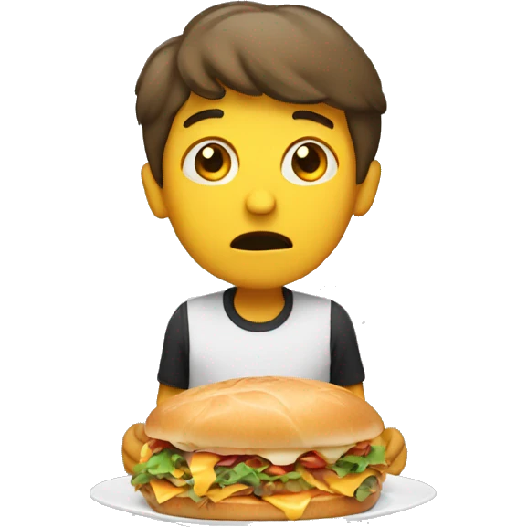 Hungry person emoji