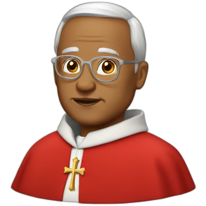 Catholic cardinal emoji