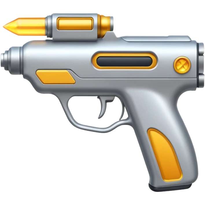 silver laser gun emoji