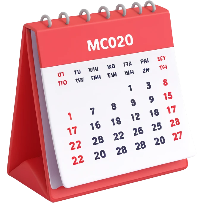 calendar week emoji
