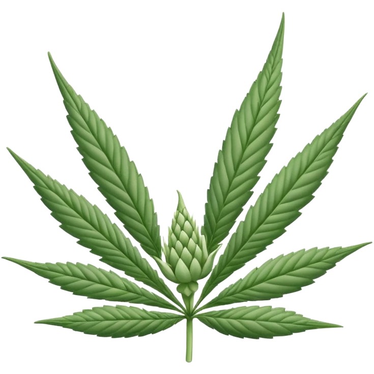 white color marijuana, no color emoji