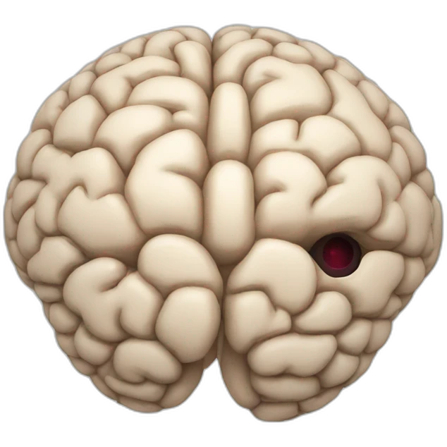 Brain with aperture emoji
