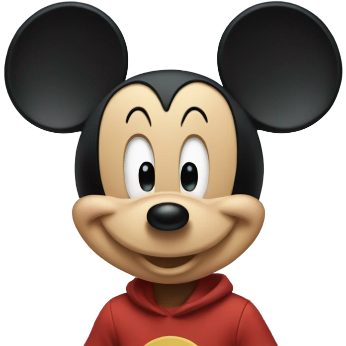 Mickey Mouse emoji