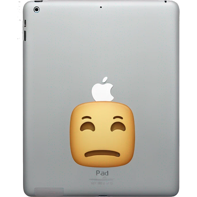 Ipad on the table  emoji