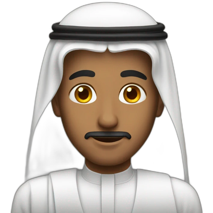 a man from saudi arabia emoji