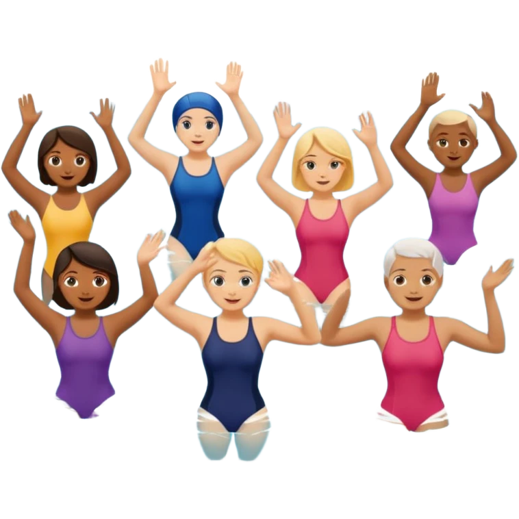 Water aerobics emoji