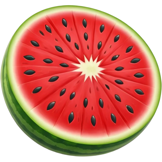 half watermelon emoji